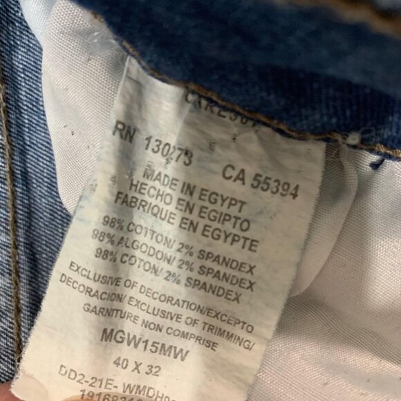 Wrangler Jeans Men’s Size 40x32 Relaxed Fit Western Style Denim Cowboy Rancher - Picture 7 of 10